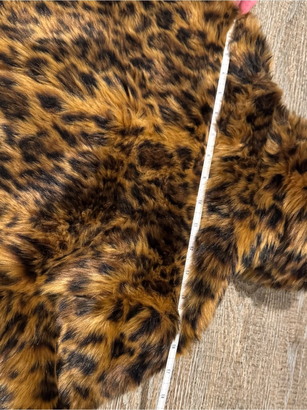 J. Crew Collection Leopard Print Faux Fur Pea Coat in Brown/Black - Picture 5 of 6
